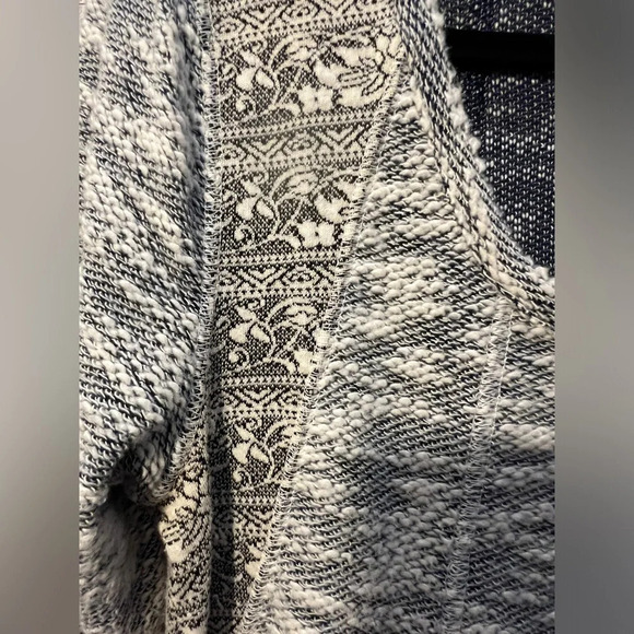 Anthropologie Saturday Sunday Size Small gray white long sleeve dress - Picture 8 of 12